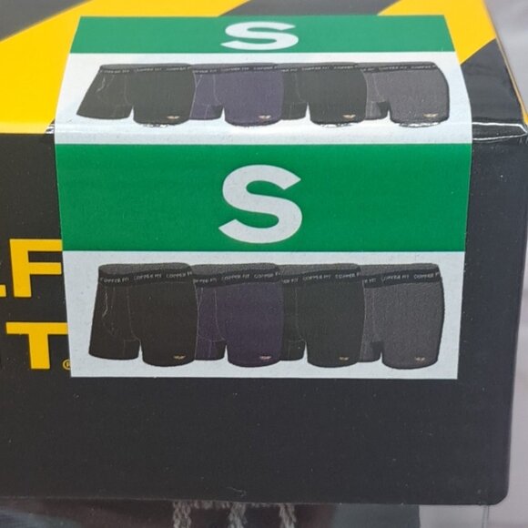 4PK Copper Fit Mens Performance Workgear Boxer Briefs S 28-30  Copper Infused - Picture 5 of 10